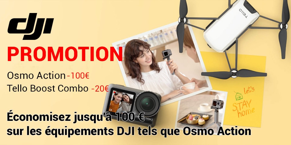 DJI promotion Osmo Action Tello