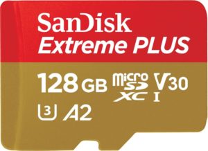 SanDisk Extreme Plus Carte mémoire MicroSDXC 128 Go