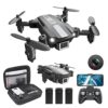 Drone Mini Pour Enfants T18 - Lumières LED, 3 Vitesses, Retournement 360° - Sécurité Anti-choc - Idéal Débutants - Cadeau Anniversaire Fun