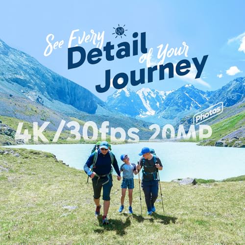 AKASO EK7000 Caméra Sport 4K 30FPS 20MP WiF Camera 4K Étanche Stabilisation – Image 2