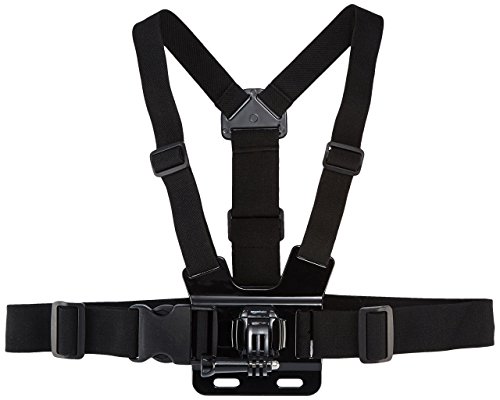 Amazon Basics Harnais de Poitrine Ajustable pour GoPro et Caméras d'Action, Léger & Confortable - Noir – Image 2