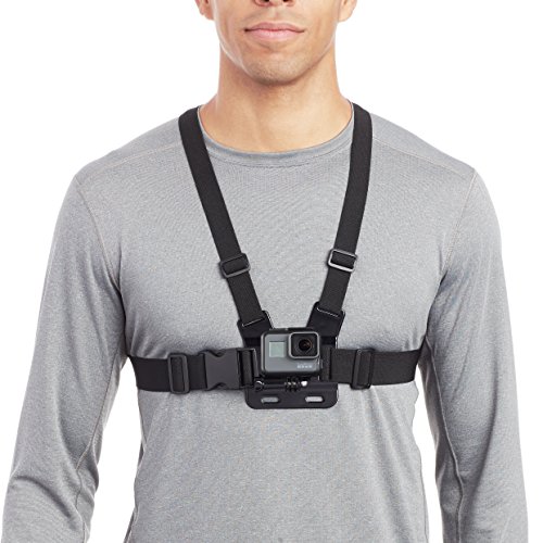 Amazon Basics Harnais de Poitrine Ajustable pour GoPro et Caméras d'Action, Léger & Confortable - Noir – Image 3