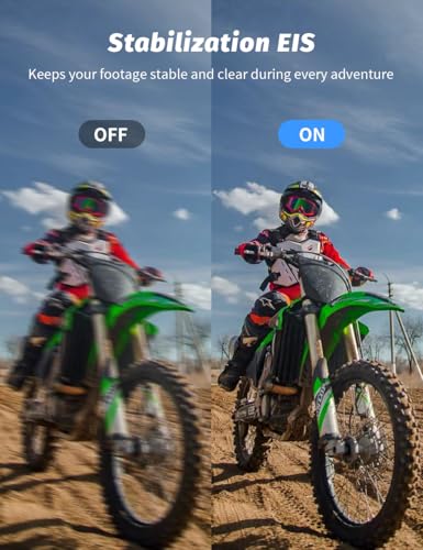 Apexcam Caméra Sport 4K Étanche Action cam WiFi EIS Double Écran Tactile – Image 3