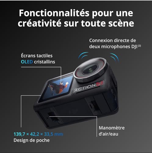Bundle Aventure DJI Osmo Action 5 Pro, caméra d’action 4K voyage/vlog – Image 3