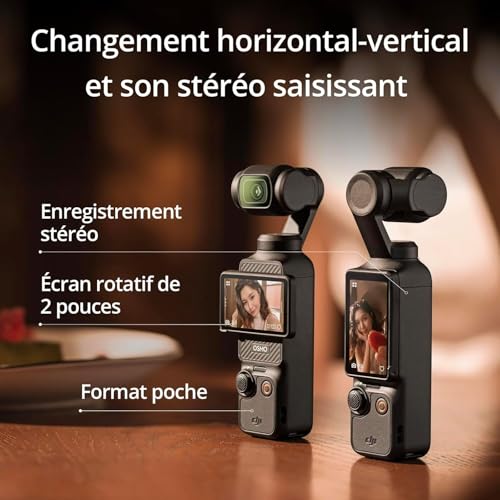 Bundle DJI Osmo Pocket 3 Créateur, Vlogging CMOS 1'' et Vidéo 4K/120 ips – Image 4