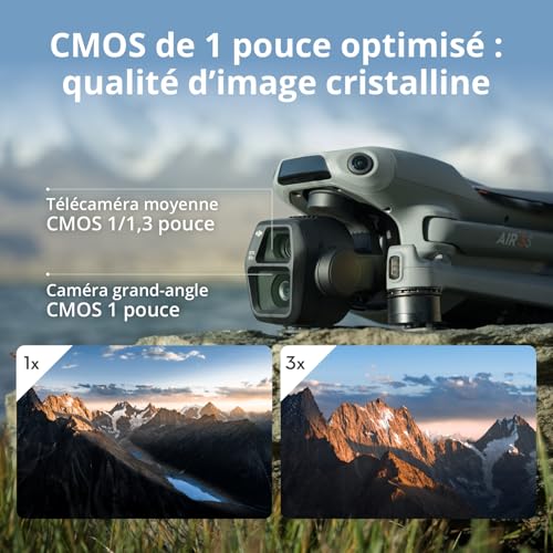 Bundle Fly More DJI Air 3S (radiocommande RC 2 avec écran), drone 4K – Image 2