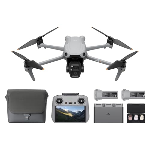 Bundle Fly More DJI Air 3S (radiocommande RC 2 avec écran), drone 4K