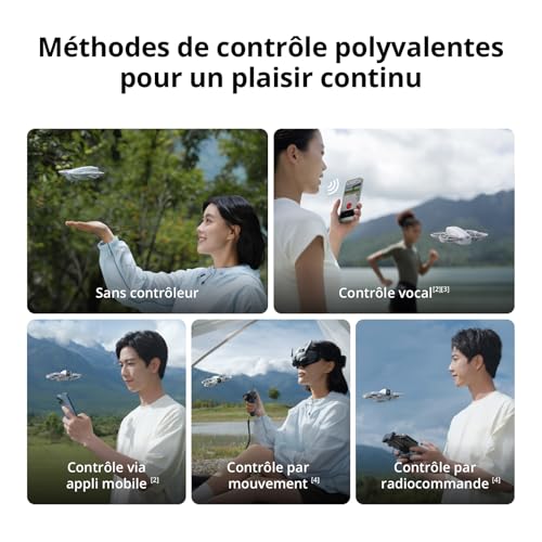 Bundle Trois Batteries DJI Neo, Mini Drone avec Caméra 4K UHD pour Adultes – Image 5