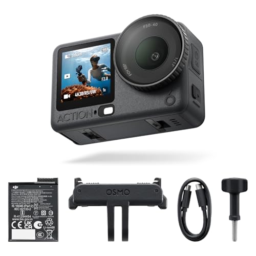 DJI Bundle Essentiel Osmo Action 6, caméra d’action 8K à démarrage rapide