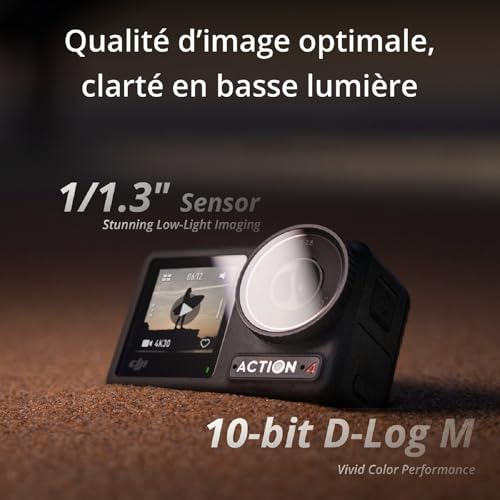 DJI Bundle Osmo Action 4 Essential, caméra d’Action 4K/120 IPS
