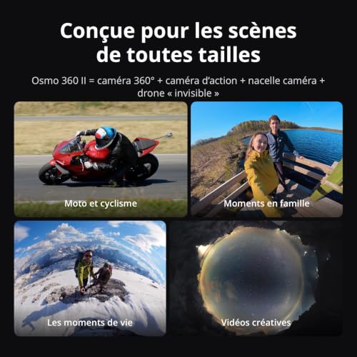 DJI Bundle Standard Osmo 360 II, caméra 360° 8K – Image 3