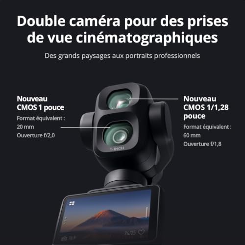 DJI Bundle Standard Osmo Pocket 4P, caméra vlog 4K à Double Objectif – Image 3
