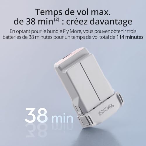 DJI Mini 3 avec DJI RC, mini drone caméra avec nacelle mécanique à 3 axes – Image 5