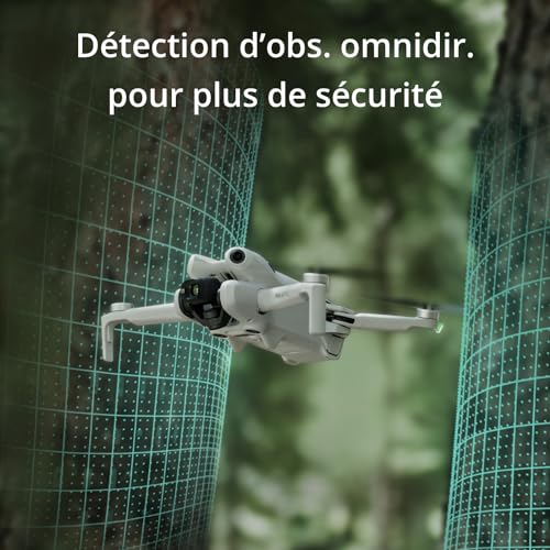DJI Mini 4 Pro (DJI RC-N2), Mini Drone Pliable avec Caméra HDR 4K pour Adultes, Moins de 0,549 lb/249 g, Temps de Vol 34 min, Distance de Transmission Vidéo max. 20 km, Klasse-C0 – Image 5