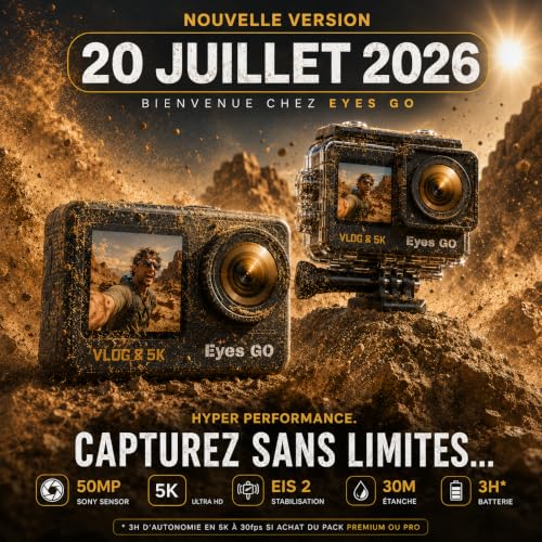 Eyes GO 5K26 Premium - Caméra Sport 5K30FPS 4K60FPS avec Micro-Télécommande – Image 2