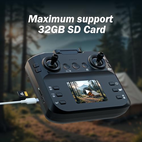 F417PRO FPV Mini Drone Caméra 1080P Ajustable, Télécommande écran LCD, Moteur sans Balais, Chargement Type‑C, Moins de 249g, Jouet Drone Débutant pour Enfants et Adultes, Cadeau de jeu pour adolescent – Image 3