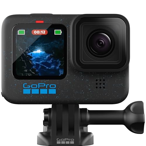 GoPro Hero12 Black E-Commerce - Caméra d'action étanche avec vidéo Ultra HD 5,3K60, photos 27 MP, HDR, capteur d'image 1/1,9", streaming en direct, webcam, stabilisation (reconditionné) – Image 4