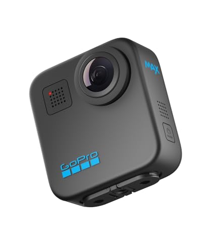 GoPro Max — Caméra d'action Traditionnelle étanche 360 + avec écran Tactile sphérique 5.6K30 vidéo HD 16,6 MP 360 Photos 1080p stabilisation de Diffusion en Direct – Image 2