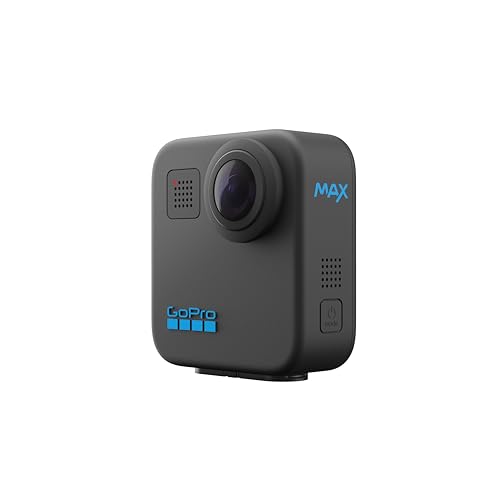GoPro Max — Caméra d'action Traditionnelle étanche 360 + avec écran Tactile sphérique 5.6K30 vidéo HD 16,6 MP 360 Photos 1080p stabilisation de Diffusion en Direct – Image 3
