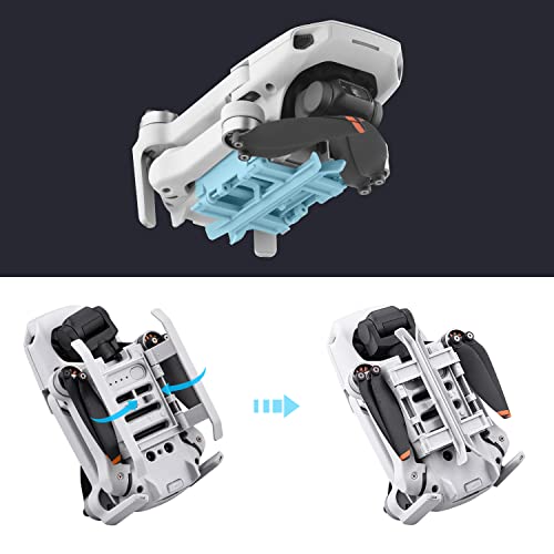 HeiyRC Extensions de train d'atterrissage pour DJI Mini 4K/Mini 2/Mini SE/Mavic Mini drone landing gear, accessoire de rallonge pliable pour les jambes en hauteur – Image 4