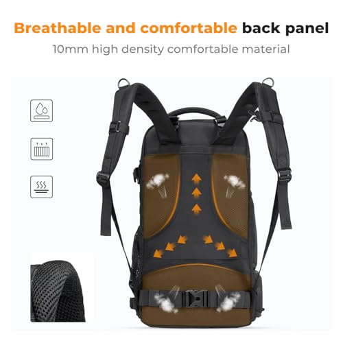 K&F CONCEPT Sac à Dos pour Appareil Photo 30L – Image 3
