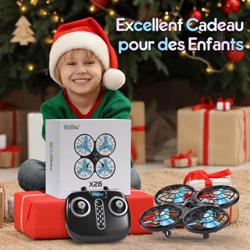 Loolinn | Drone pour Enfant Cadeau - Mini Drone Télécommandé avec Technologie Anti-Collision Automatique/Sûr pour les Enfants/Facile à Piloter/Certification C0 (Cadeau pour Enfants) – Image 2
