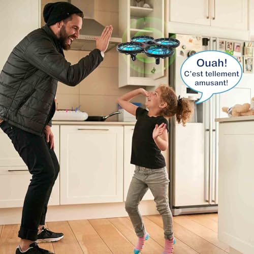Loolinn | Drone pour Enfant Cadeau - Mini Drone Télécommandé avec Technologie Anti-Collision Automatique/Sûr pour les Enfants/Facile à Piloter/Certification C0 (Cadeau pour Enfants) – Image 3