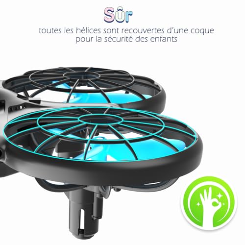 Loolinn | Drone pour Enfant Cadeau - Mini Drone Télécommandé avec Technologie Anti-Collision Automatique/Sûr pour les Enfants/Facile à Piloter/Certification C0 (Cadeau pour Enfants) – Image 5
