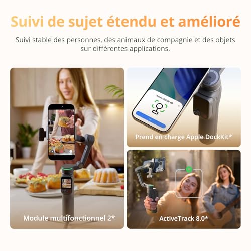 Osmo Mobile 8P nacelle stabilisatrice (iPhone/Android), Module de Suivi – Image 3