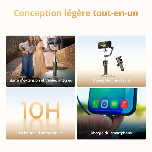 Osmo Mobile 8P nacelle stabilisatrice (iPhone/Android), Module de Suivi – Image 5