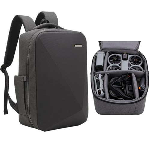 Sac à Dos pour DJI Avata 360, Drone/RC 2/Goggles N3/Goggles 3 Étui Case Bag, DIY Sac de Transport Sacoche de Voyage Étui de Rangement Accessoires pour DJI Avata 360 Combo/Avata 2 Combo