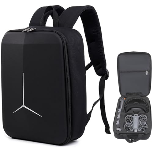 Sac à Dos pour DJI Neo 2, Étui de Transport Case Étui Rigide Sac de Rangement Hard Case Accessoires pour DJI Neo 2 Motion Fly More Combo pour Lunettes N3/RC Motion 3